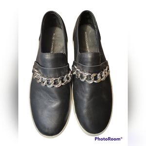 Black Rebecca Minkoff Platform Slip ons shoes women's Size 8.5